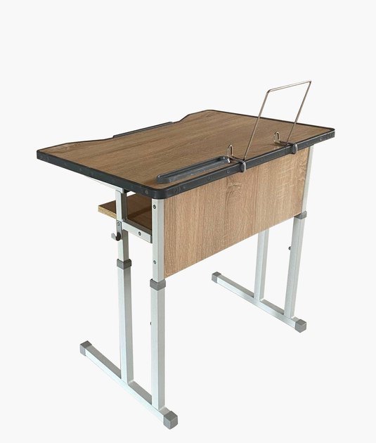 Стіл учнівський з поліуретановим покриттям крайків одномісна Дуб Сонома KOMODO